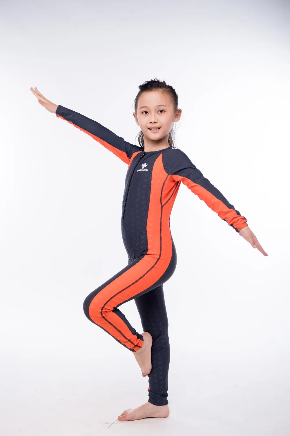 

Kids One Piece Sport Professional Swimwear Girls Patchwork Racing Training Swimsuit Children Spandex Beach Surfing Bathing suit