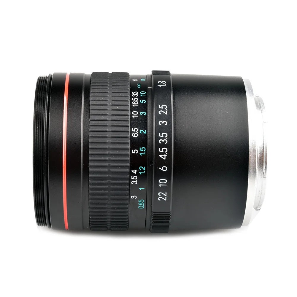 SLR объектив 85 мм F1.8 большой светильник с фиксированным фокусным расстоянием микро-объектив ручной фокусировки объектив камеры для sony