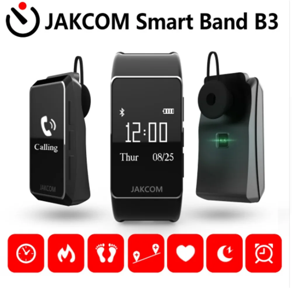 Jakcom B3 Smart Band умный аксессуар Напульсники как Пульс Фитнес Tracker Часы Для Сяо mi