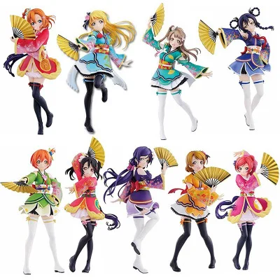 15-19cm Japanese Anime Love Live action figure PVC Figure Honoka Minami Kotori Sonoda Umi Yazawa Niko Girls lovelive! | Игрушки и хобби