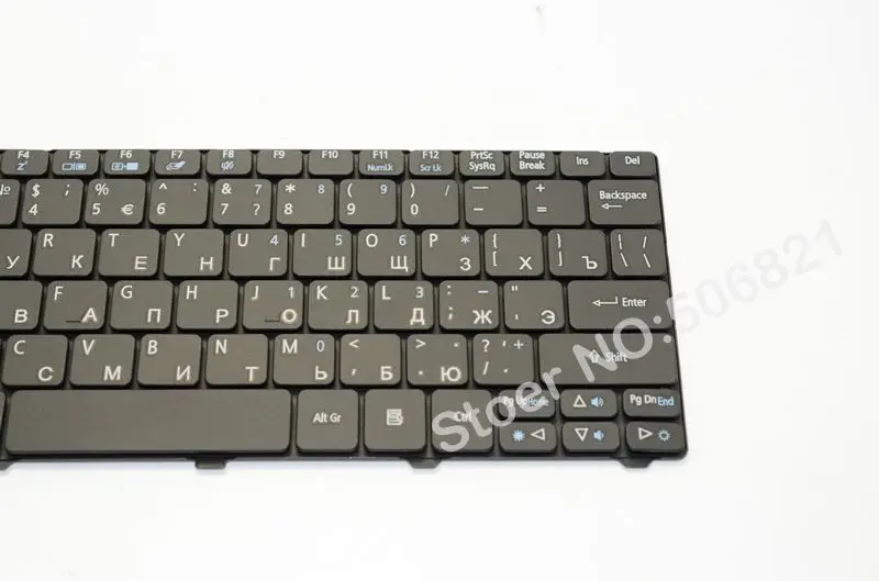 Русская клавиатура JIGU для Acer Aspire One AO532H AOD532H NAV70 ZH9 PAV01 RU черная ноутбука|keyboard for