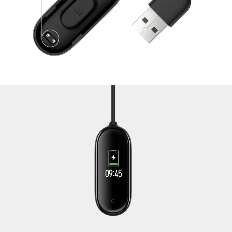 Оригинальный зарядный USB-кабель Xiaomi для Mi Band 4 сменный шнур адаптер зарядного