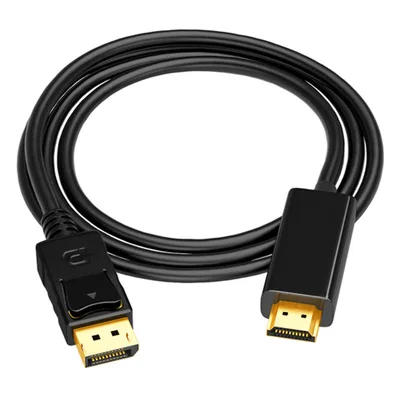 DP конвертер кабель папа 1080P Displayport к HDMI 1 8 м аудио видео адаптер для HDTV проектора
