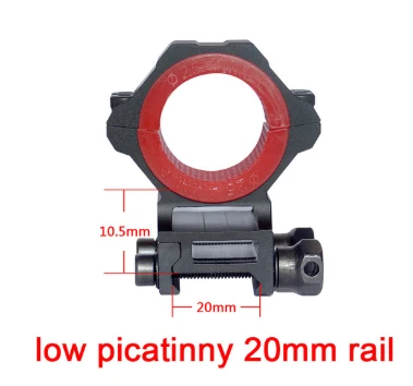 low 20mm mout DISCOVERY HD 5-30X56SFIR FFP первый фокальный самолет тактические прицелы 34 мм трубные прицелы 1/10 мил подсветка сетка для 308 ружья - Цвет: low 20mm mout
