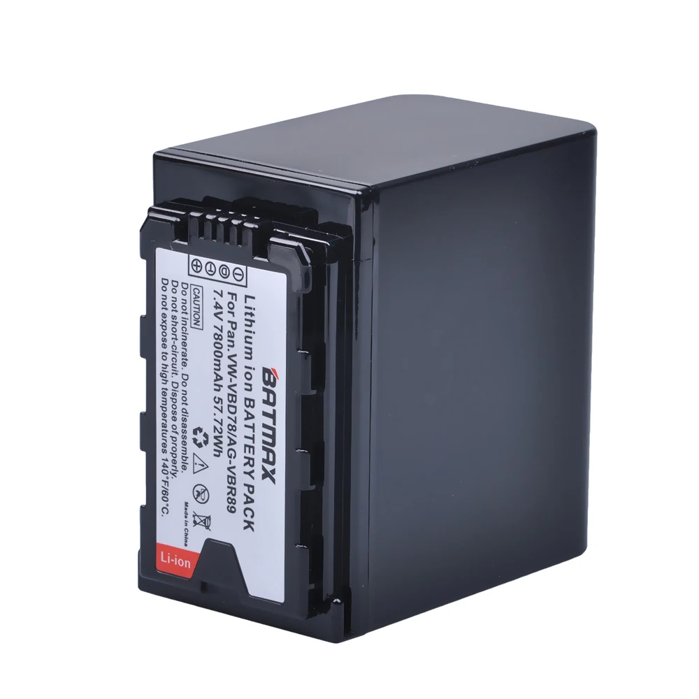 Batmax 1 шт. VW-VBD78 VBD78 AG-VBR89 Батарея для Panasonic VW-VBD58 VBD29 VBD58 VBR89 батареи AJ-HPX260MC, HPX265M