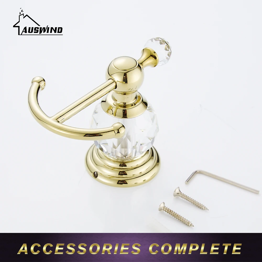 Настенные декоративные крючки из хромированной латуни в европейском стиле