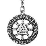 1 шт. Vegvisir компас Odin символ Руна брелок-Шарм лучший друг подарок Norse ювелирные изделия в стиле викингов
