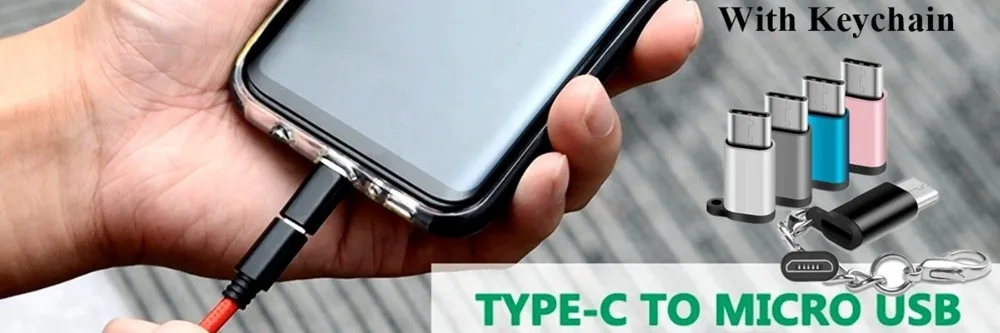 Адаптер Tongdaytech type C USB C на USB OTG адаптер конвертер с брелком для Macbook для samsung S10 S9 S8 Plus LG G5 G6