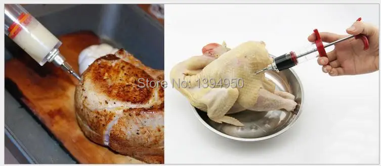 Инструмент для приготовления пищи аксессуары барбекю гриля инжектор маринада на