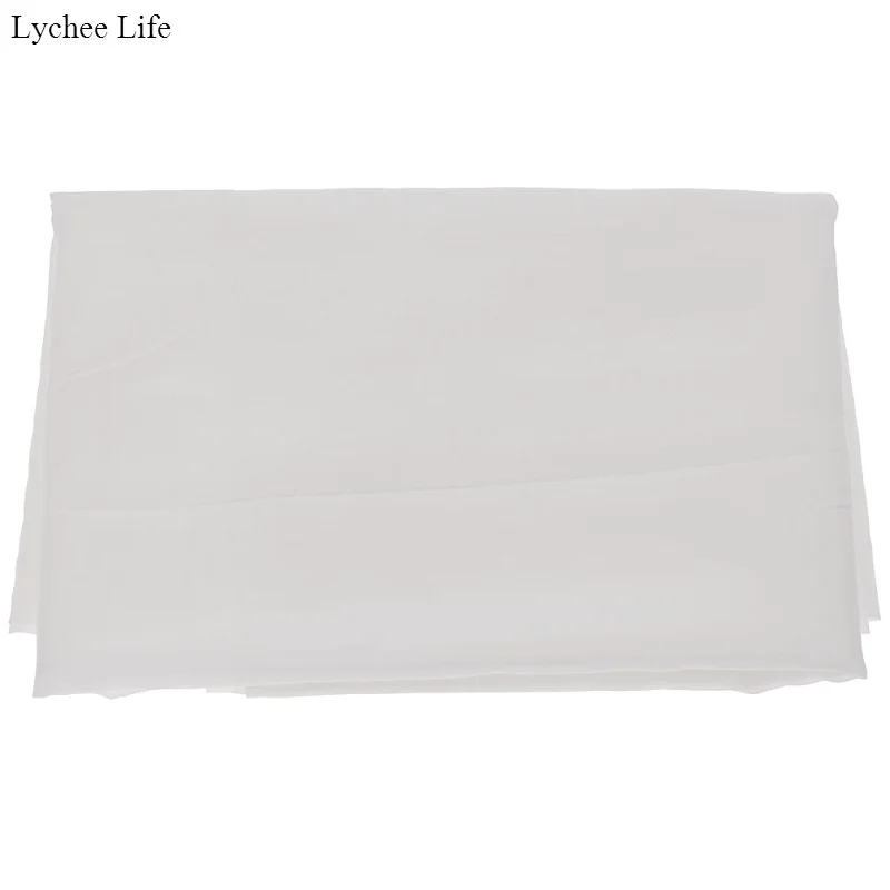 Lychee Life Simple Style Handmade Garment Craft Fabric Soft Silk Cotton Lining For Women DIY Patchwork Clothes Decoration | Дом и сад