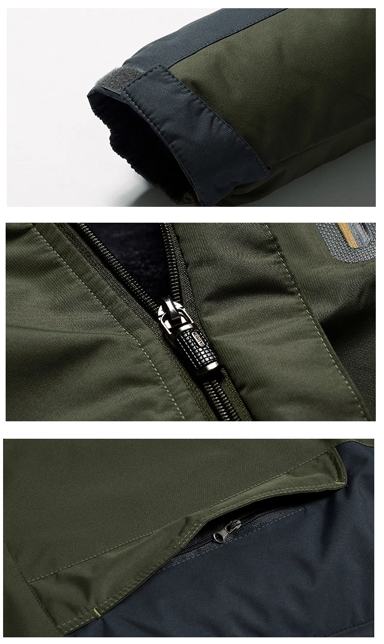 Winter parka men plus velvet warm windproof coats military hooded hiking jackets casaco masculino casacos men's outwear overcoat