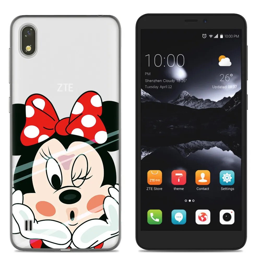 Чехол для ZTE A530 чехол Blade милый мультяшный Мягкий защитный из ТПУ BA530 A 530 Fundas |