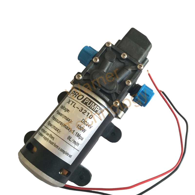 3 шт. водяной насос высокого давления микро мембранный 3210YB 24V 100W головка 90 M 1.1MPa