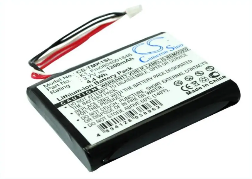 Аккумулятор Cameron Sino 1200 мАч для TOMTOM One XL HD Traffic FM0804001846 K1 | Мобильные телефоны и