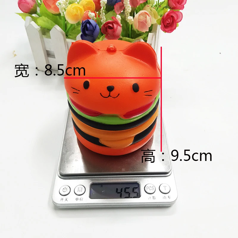 

Jumbo Squish Soft Slow Rising Stretchy Squeeze Kawaii Strawberry Three Layer Cake Pressure Reliever Child Kid Toys Birth Gifts