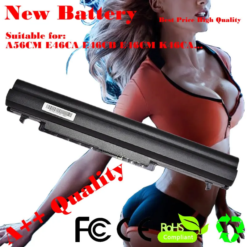 Jigu Аккумулятор для ноутбука ASUS A56CM E46CA E46CB E46CM K46CA K46CB K46CM K56CA K56CB K56CM R405CA R405CB R405CM R505CA R505CB R505CM