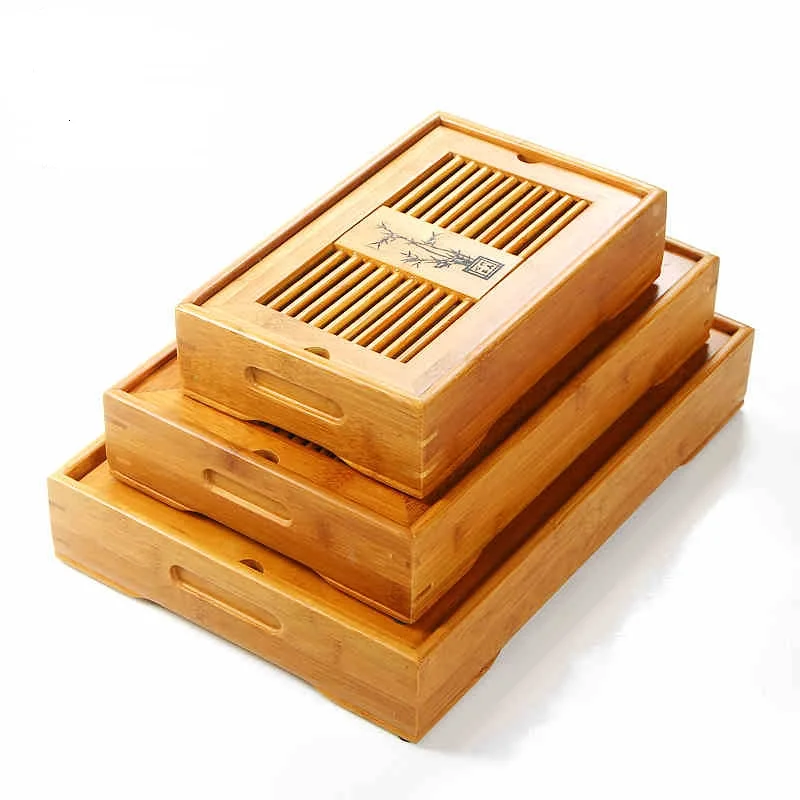 1 шт. чайный набор кунг фу Натуральный Бамбуковый поднос культурных традиционные