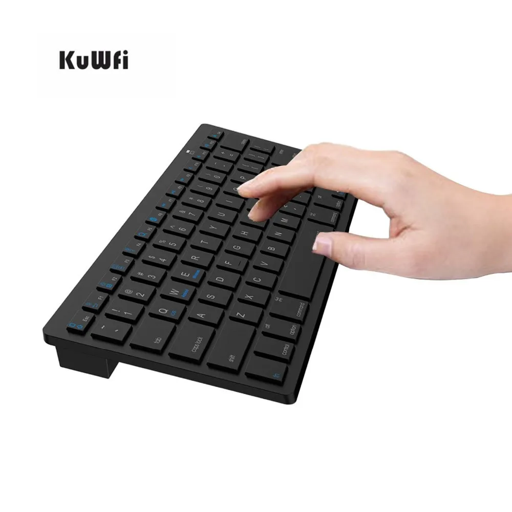KuWfi ультра тонкая Bluetooth беспроводная клавиатура 3 0 для Apple iPad серии iOS