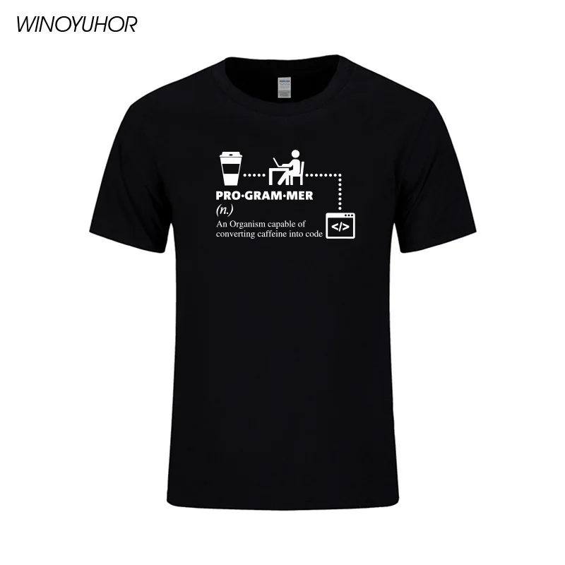 Программист футболки мужские IT Guy Techie Coder Geek Забавные футболки мужские летние новинка футболка компьютерный инженер подарок Топы - Цвет: black