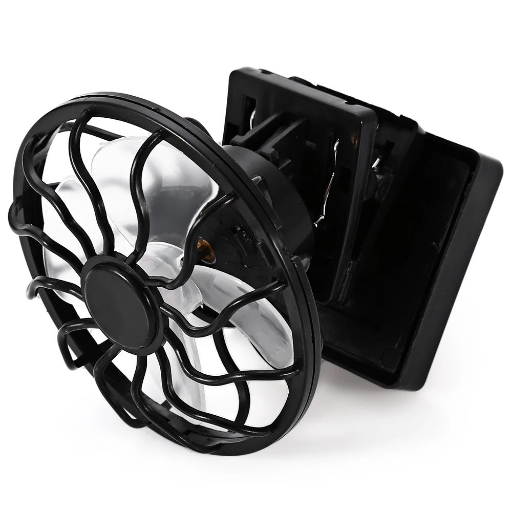 Открытый Travel Kit Мини Clip-on Solar Energy Panel Мощность Охлаждения Cell Fan Cooler для Путешествия