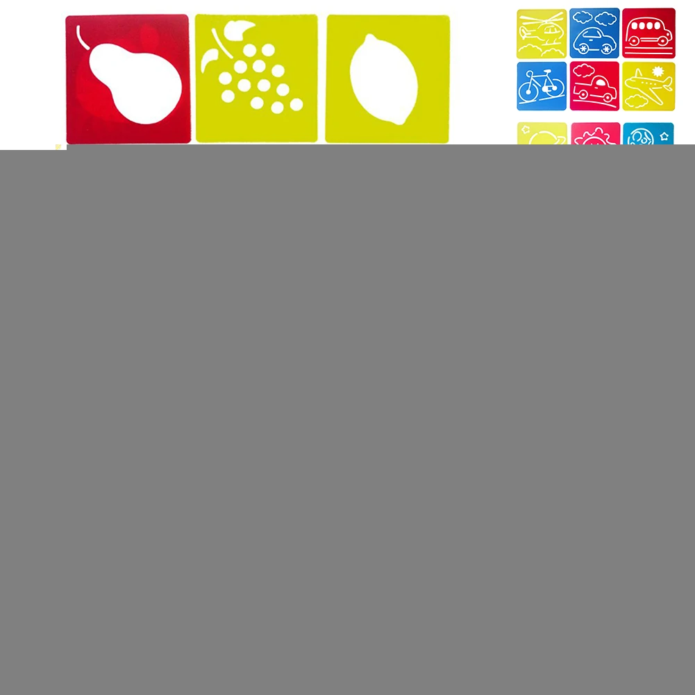 DIY пластиковые трафареты трафарет ремесло Дошкольные Детские аксессуары