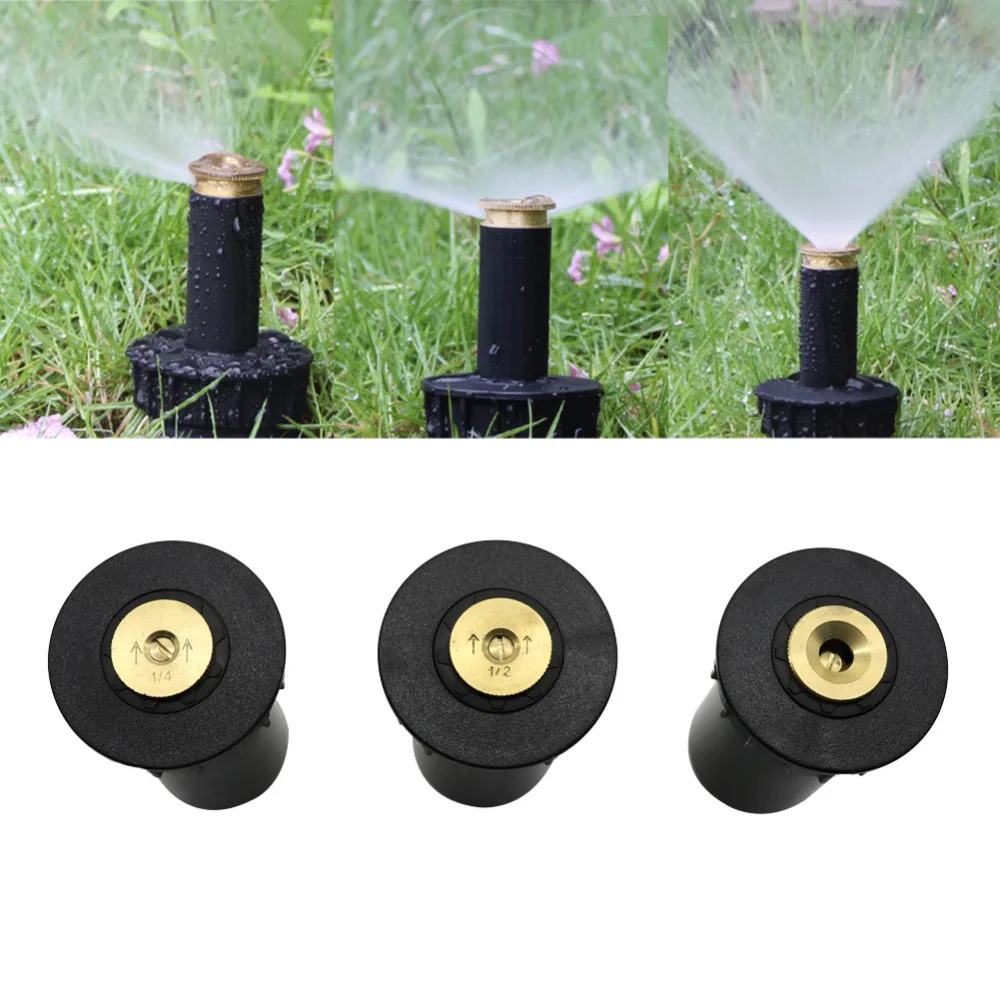 Garden Lawn Popup Sprinkler 90/180/360 Degree Irrigation Sprinkler Farm Refraction Nozzle For Watering and Irrigation