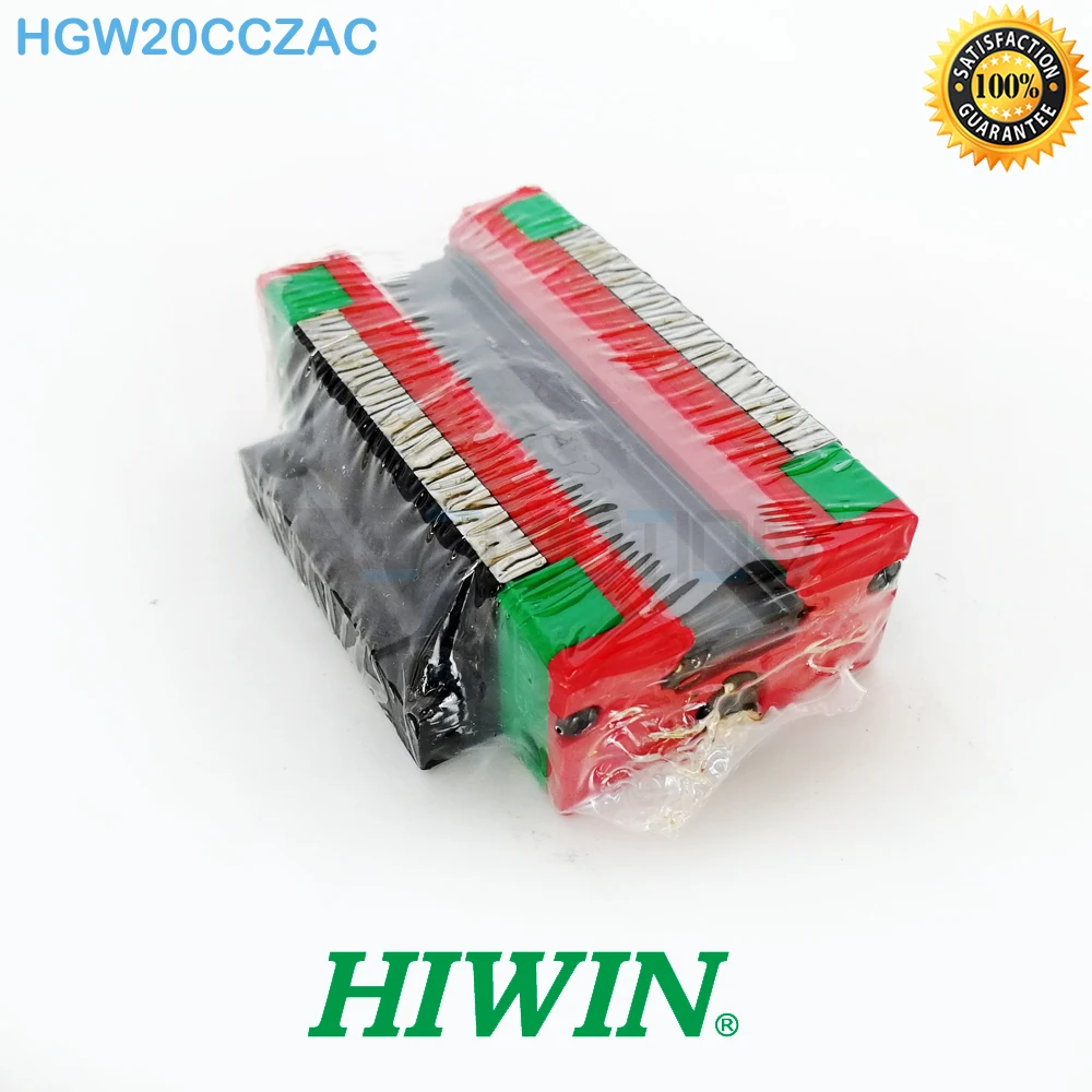 Оригинальный HIWIN 20 мм линейная направляющая рай HGR20 2 шт. 350 4 HGW20CC каретка HGW20CC2R350ZAC ZA