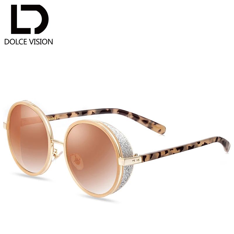 Женские винтажные солнцезащитные очки в стиле стимпанк брендовые дизайнерские