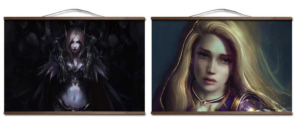 Плакат для World of Warcrafts lllidan Stormrage постеры печати на холсте украшения живопись с твердой древесины Висячие свиток