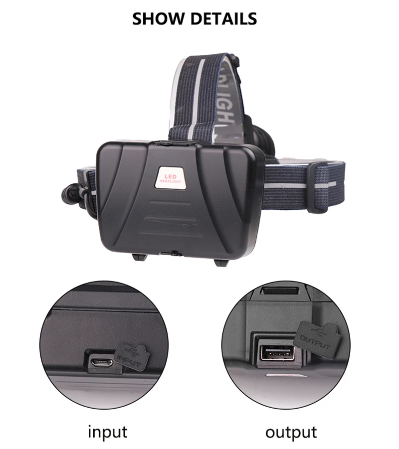 Litwod Z302808 светодиодный налобный фонарь CREE Xlamp XHP70.2 32 Вт высокомощный xhp50 светодиодный налобный фонарь 18650 фонарь