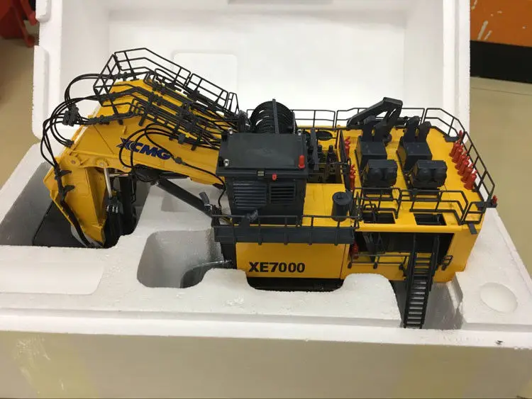 Редкая! XCMG XE7000 супер большой гидравлический горный экскаватор 1/50 литая модель