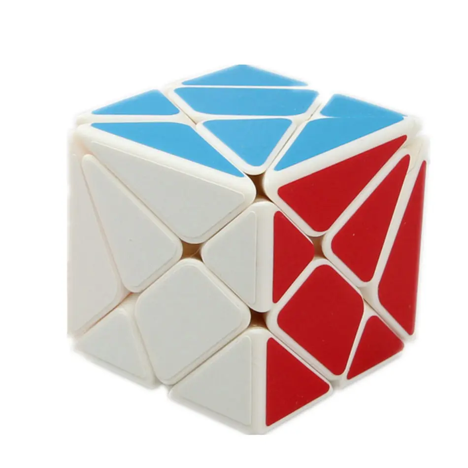 YongJun 3x3 кубик рубика ассиметричный кубик 3x3x3 Skew необычная форма магический куб 3 слоя скоростной куб профессиональные головоломки игрушки для детей - Цвет: Белый
