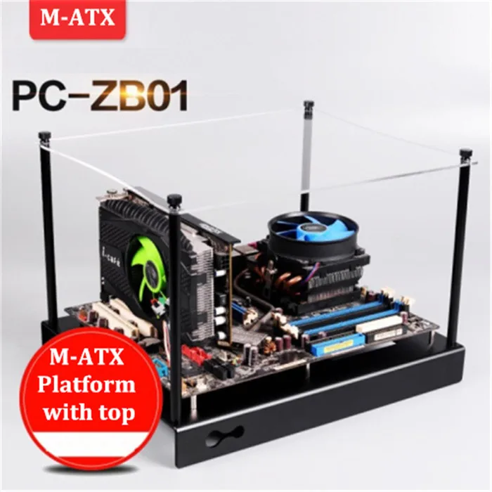 

Новые поступления, MATX, алюминиевая фотовспышка, подставка для фотографий, фотография с верхом для компьютера