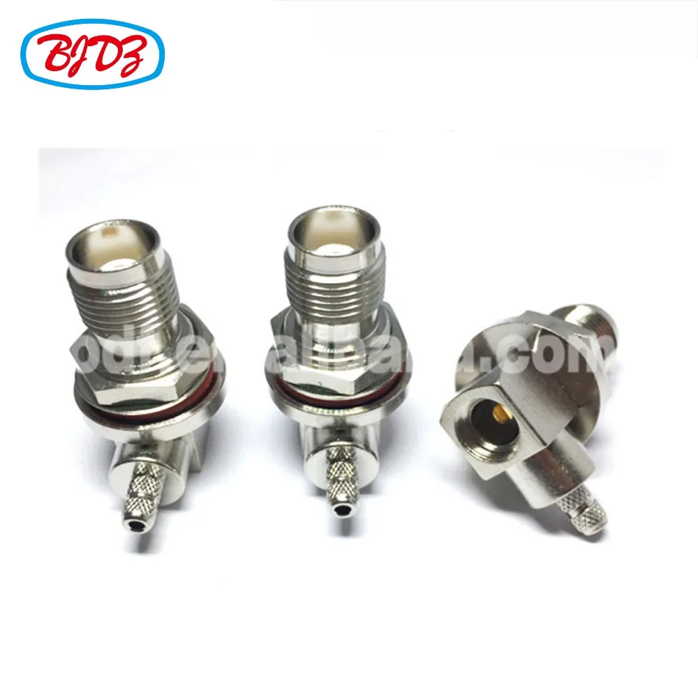 

Free Shipping 10pcs TNC female bulkhead crimp RG316 RG174 RG178 RG188 cable connector