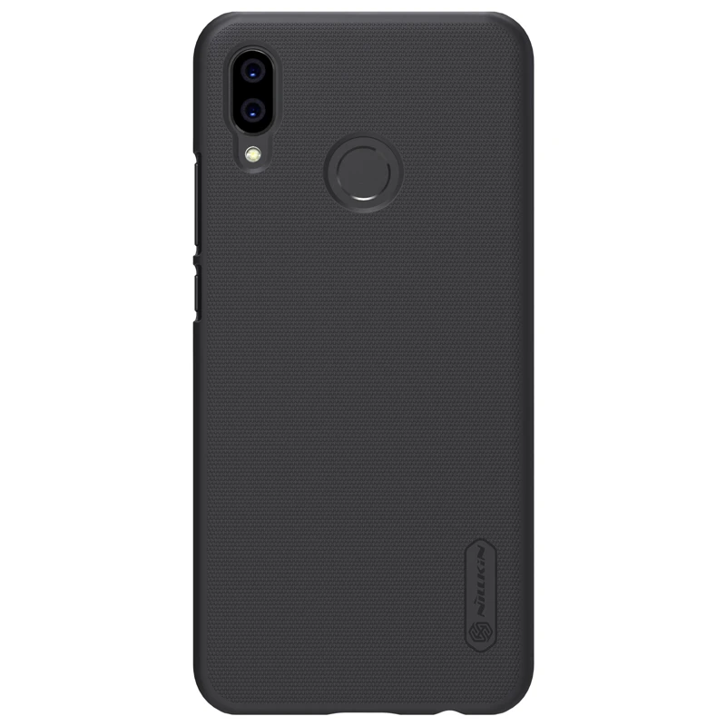 Черный Чехол Nillkin для huawei P20 Lite, матовый чехол из поликарбоната, пластиковый жесткий чехол на заднюю панель для huawei P20 Lite/P20Lite/Nova 3E - Цвет: Черный