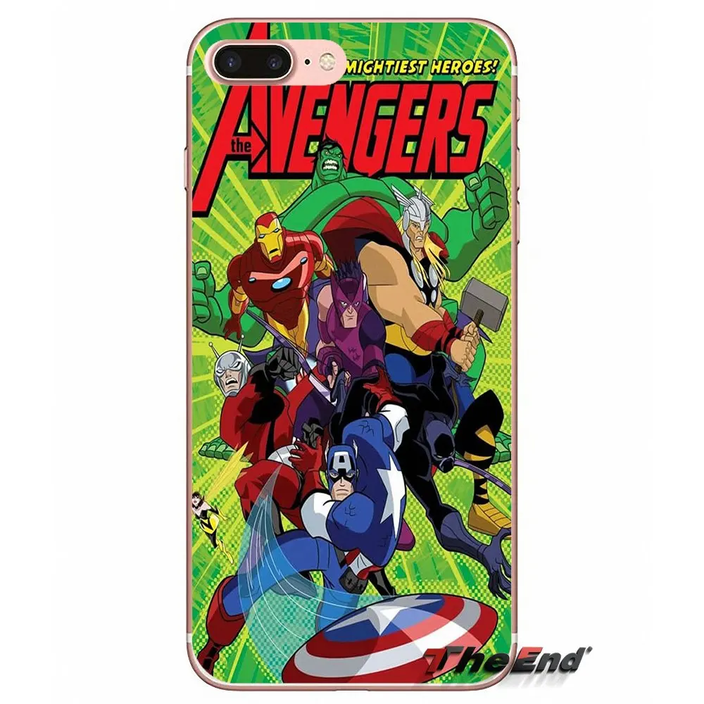 Супергерой из фильма мстители DC Comic чехол для Sony Xperia Z Z1 Z2 Z3 Z5 compact M2 M4 M5 E3 T3 XA Aqua LG G4 G5