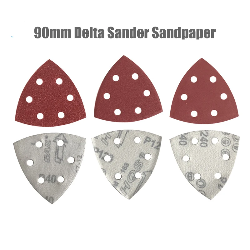 25 шт. 90 мм Delta Sander бумажный крючок и петля шлифовальный диск абразивные