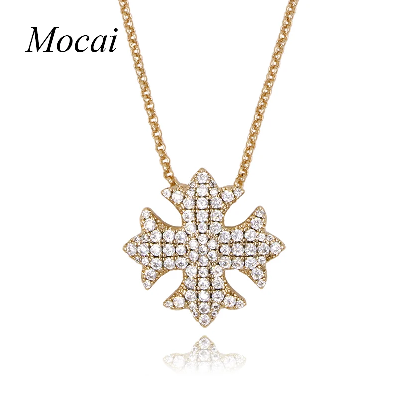 Крест ожерелья и подвески серебро/розовое золото цвет черный цинковый сплав с