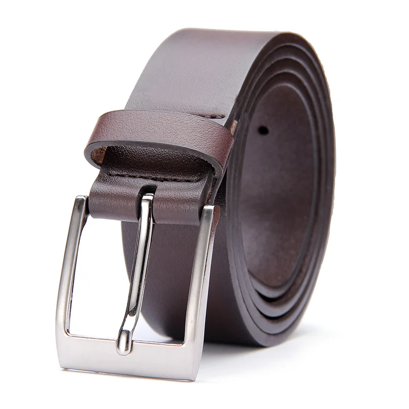 Мода 2017 г. дизайнер Булавки пряжки воловьей кожи Для мужчин Ремни роскошь для