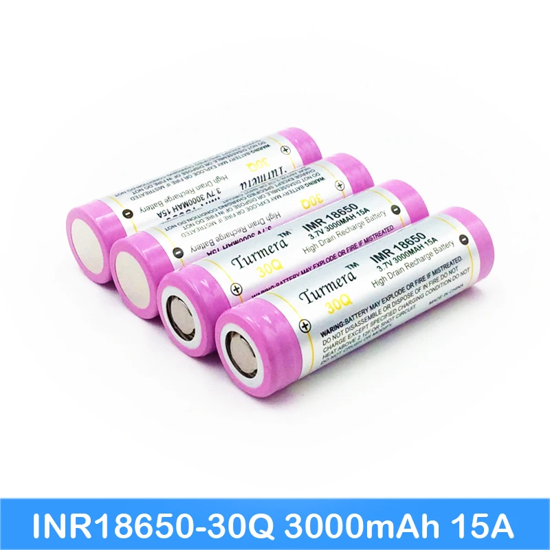 18650 батарея 3000 мАч Оригинальный Новый INR18650 30Q аккумуляторная литий-Литий-ионные