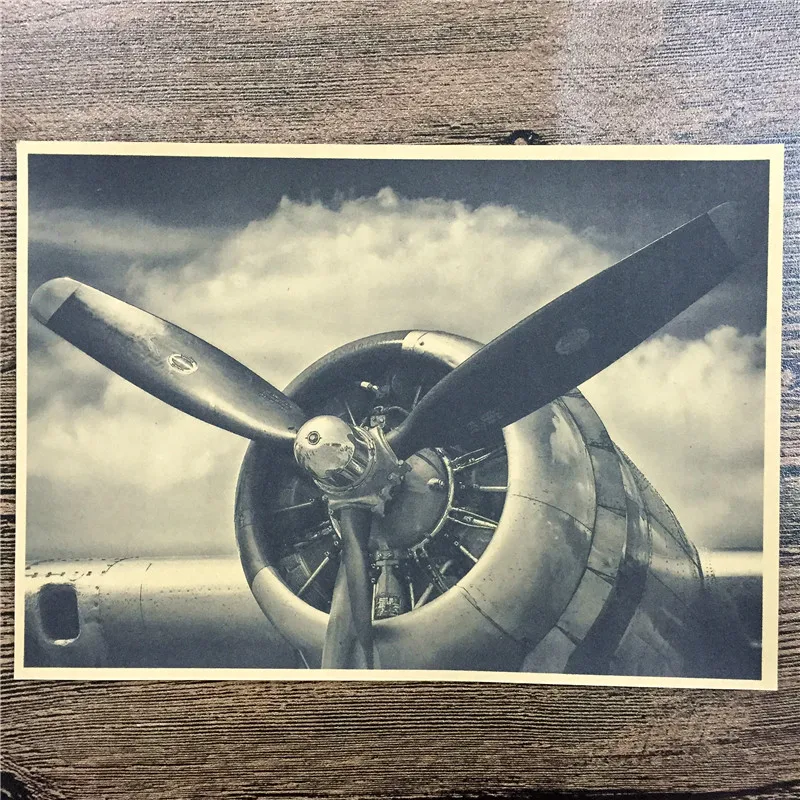 Прямые продажи SPF 263 в винтажном стиле крафт бумага &quotвинтовой самолет&quot