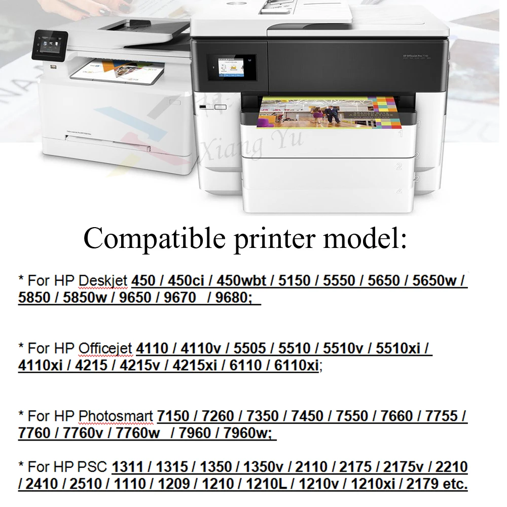 Chip Update Color 57 XL чернильный картридж Замена для HP HP56 HP57 Deskjet 2100 220 450 5510 5550 5552 показать