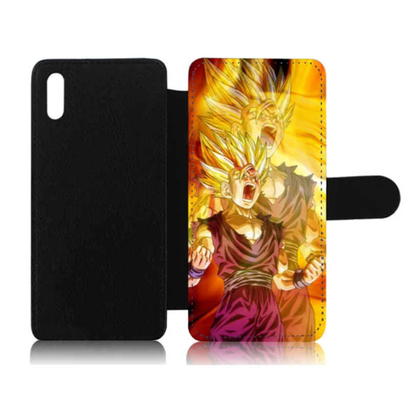 Чехол для sony Xperia L3 чехол Dragonball Z Goku Fire Saiyan дизайнерский кожаный кошелек с