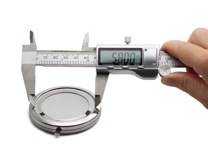 Круглое серебряное зеркало компактное портативное металлическое для макияжа DIY