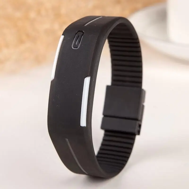 Бренд minhin смесь цветов женские часы с силиконовым браслетом/Для мужчин цифровой