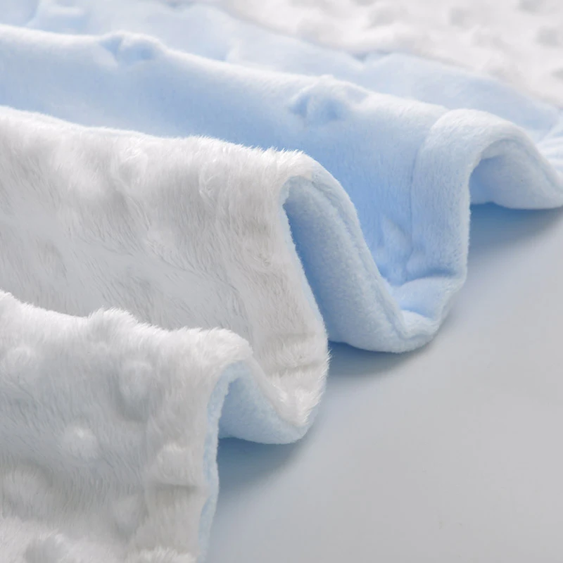 Minky Polar шерстяное одеяло розовое из микрофибрового плюша детское s Двухслойное