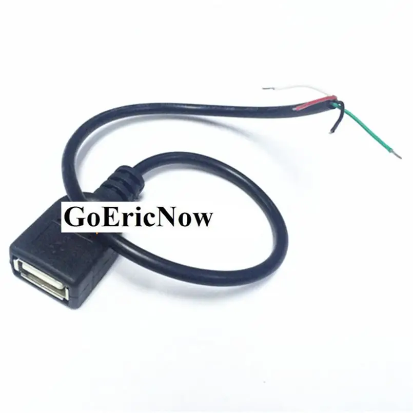 50 шт. DC 4 pin USB Мощность Зарядное устройство передачи данных женский кабельный