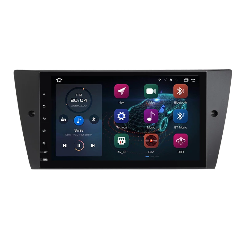 Xonrich 1 Din Android 9 0 автомобильный dvd-плеер для BMW E90/E91/E92/E93 Мультимедиа 3 серии gps
