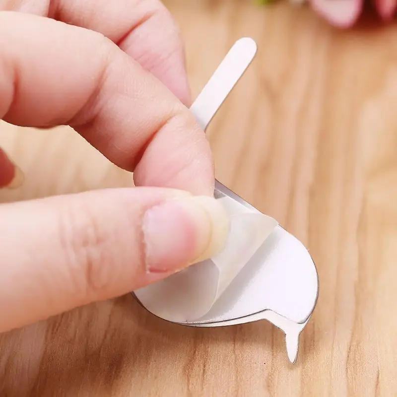 

2pcs Cute Bird Shaped Decorative Stainless Steel Wall Door Clothes Coat Key Hanger Hook Rack Multi-Purpose Hooks