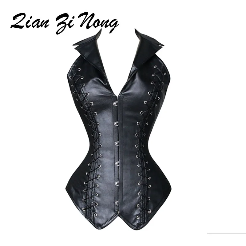 Corseentrenador Corse стимпанк сексуальные overbust armadura бюстье Ropa корсет Сексуальная кожаный